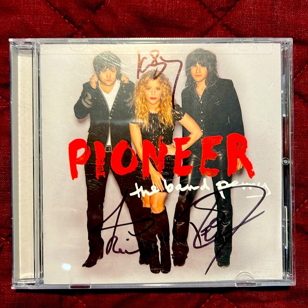 NWOT Autographed The Band Perry Pioneer CD